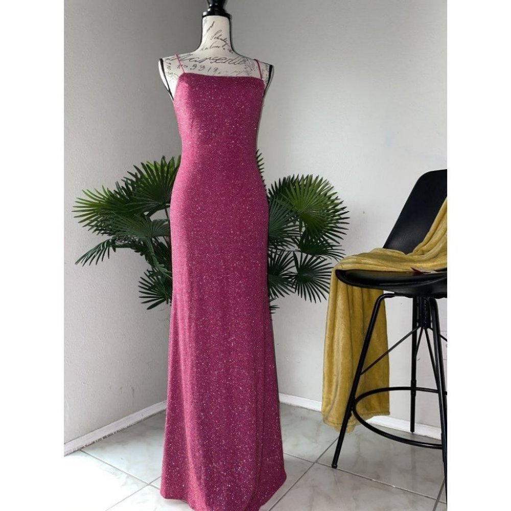 Faviana Floor-length Sparkling Gown Size 2